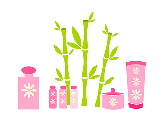 Image showing Pink cosmetics