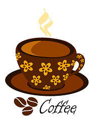 Image showing Coffee cup vector