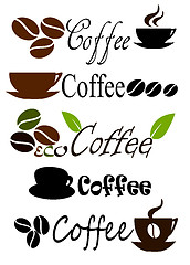 Image showing Coffee labels