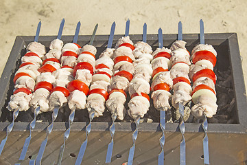 Image showing Pork shashlik