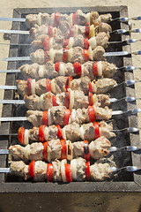 Image showing Pork shashlik