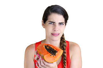 Image showing Rotten Papaya