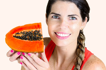 Image showing Delicious Papaya