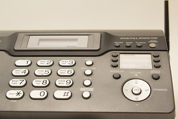 Image showing Fax tones of black, isolated on white background.