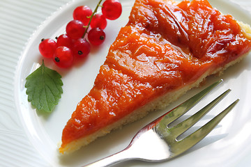 Image showing Apricot tart