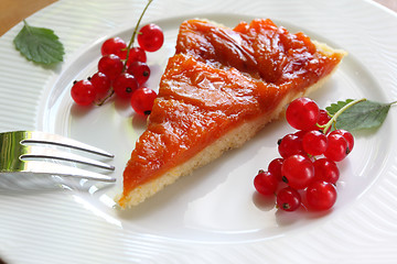 Image showing Apricot tart