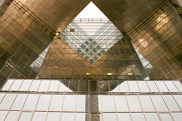 Image showing Triangular building