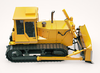 Image showing Heavy crawler bulldozer 