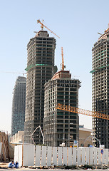 Image showing Construction boom