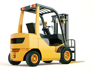 Image showing Forklift truck