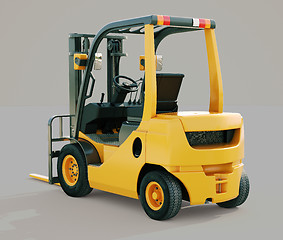 Image showing Forklift truck