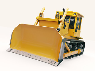 Image showing Heavy crawler bulldozer 