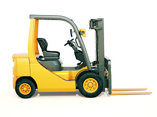 Image showing Forklift truck