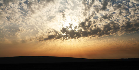 Image showing Dune sunset