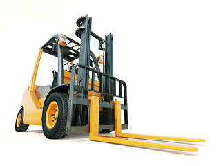 Image showing Forklift truck