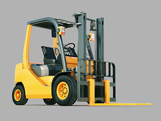 Image showing Forklift truck