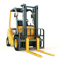 Image showing Forklift truck