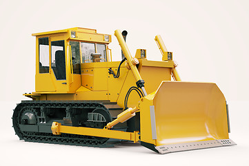 Image showing Heavy crawler bulldozer 