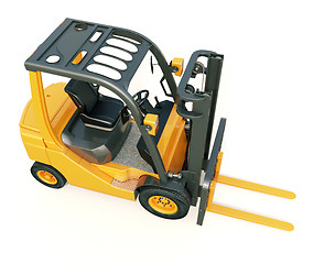 Image showing Forklift truck