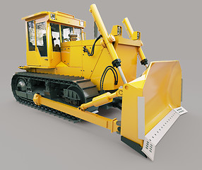 Image showing Heavy crawler bulldozer 