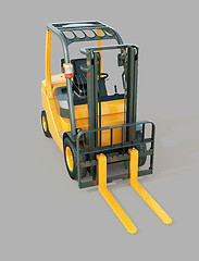 Image showing Forklift truck