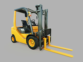 Image showing Forklift truck