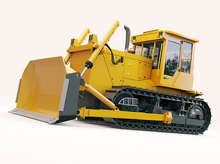 Image showing Heavy crawler bulldozer 