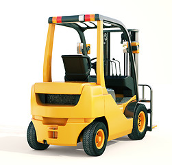 Image showing Forklift truck