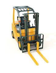 Image showing Forklift truck