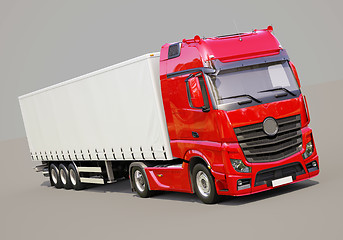 Image showing Semi-trailer truck