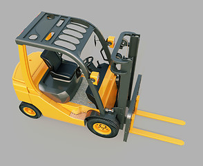 Image showing Forklift truck