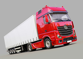 Image showing Semi-trailer truck