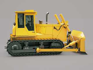 Image showing Heavy crawler bulldozer 