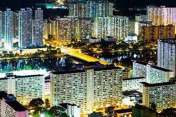 Image showing Residential area in Hong Kong