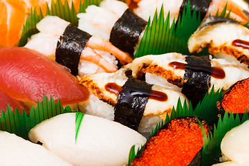 Image showing Sushi , traditional japanese food