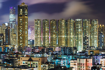 Image showing Kowloon downtown in Hong Kong