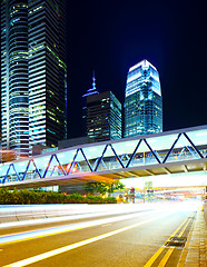 Image showing modern city at night