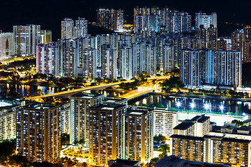 Image showing Residential area in Hong Kong