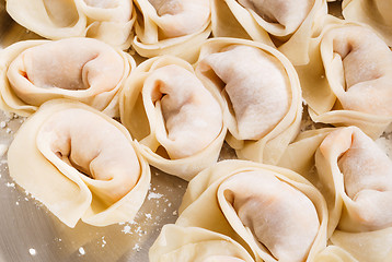 Image showing Chinese dumpling close up