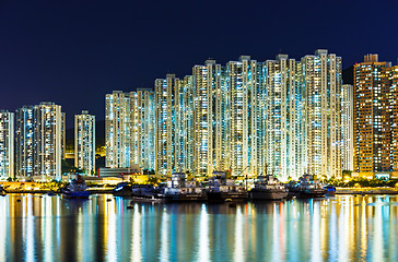 Image showing Residential district in Hong Kong