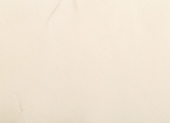 Image showing Vintage leather texture in white color