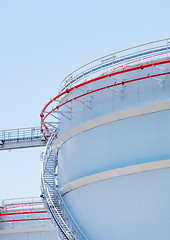 Image showing Oil storage tank