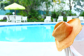 Image showing Swimming pool in resort