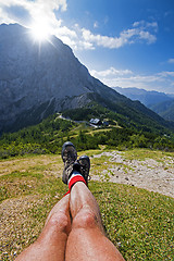 Image showing Hiking boots