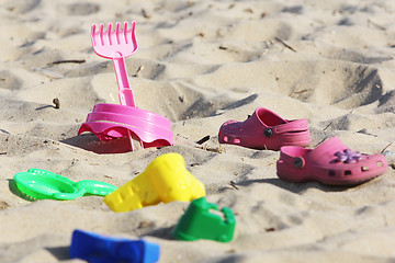 Image showing Beach Toys