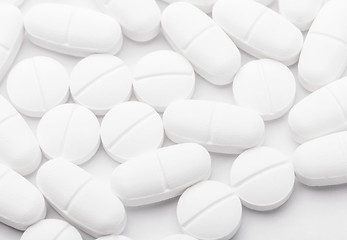 Image showing Mixed drugs on white background