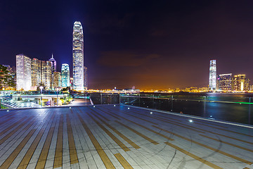 Image showing Hong Kong skyline at night