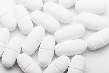 Image showing White pills