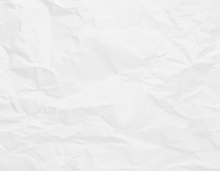 Image showing White wrinkled paper background texture