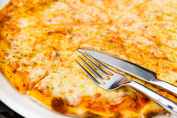 Image showing Cheese pizza